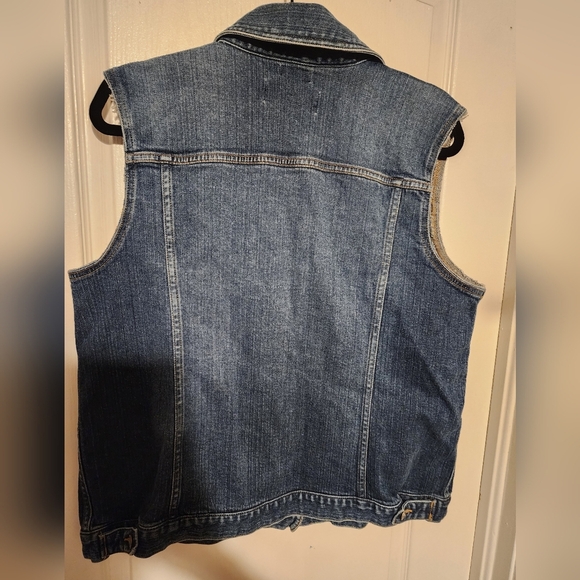 Old Navy Denim Button Up Vest Size M - Picture 4 of 9
